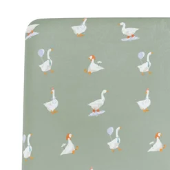 Crib Sheet in Silly Goose