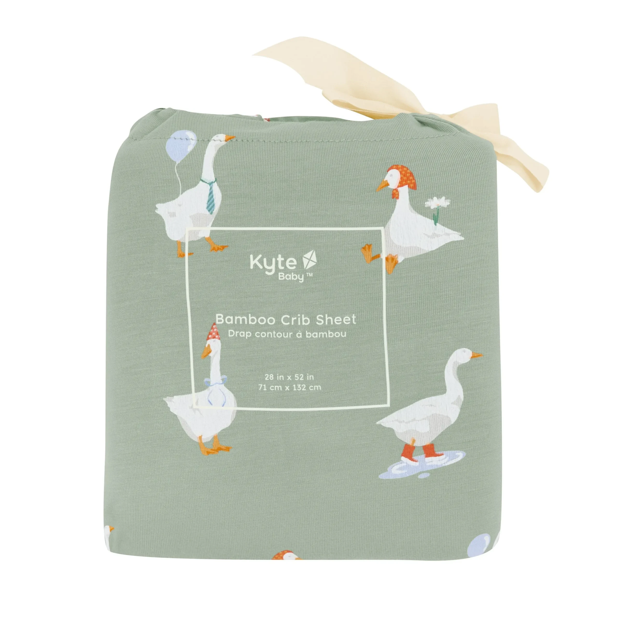 Crib Sheet in Silly Goose