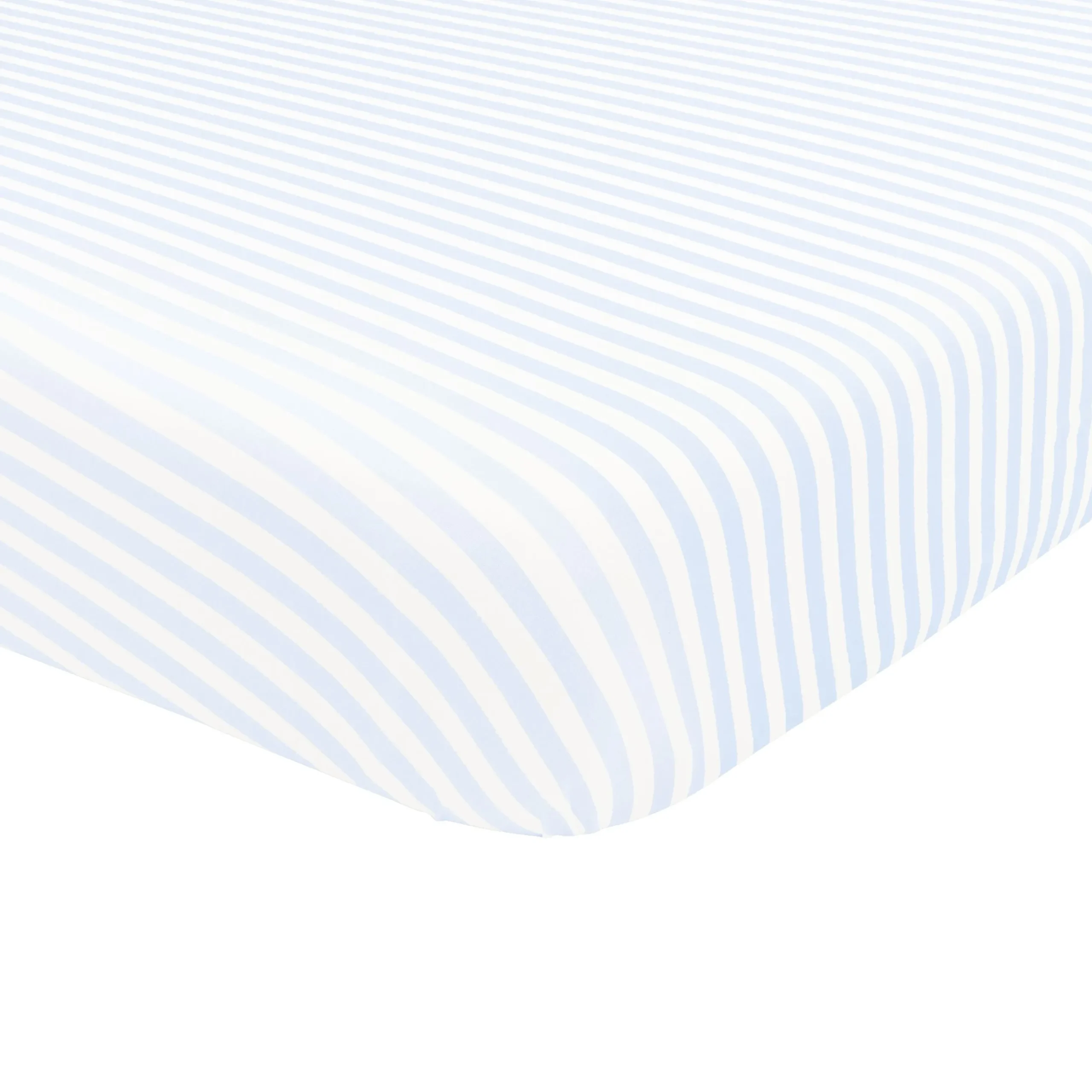 Crib Sheet in Small Mist Stripe