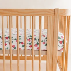 Crib Sheet in Strawberry Fields