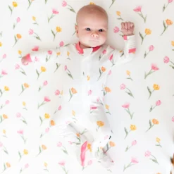 Crib Sheet in Tulip
