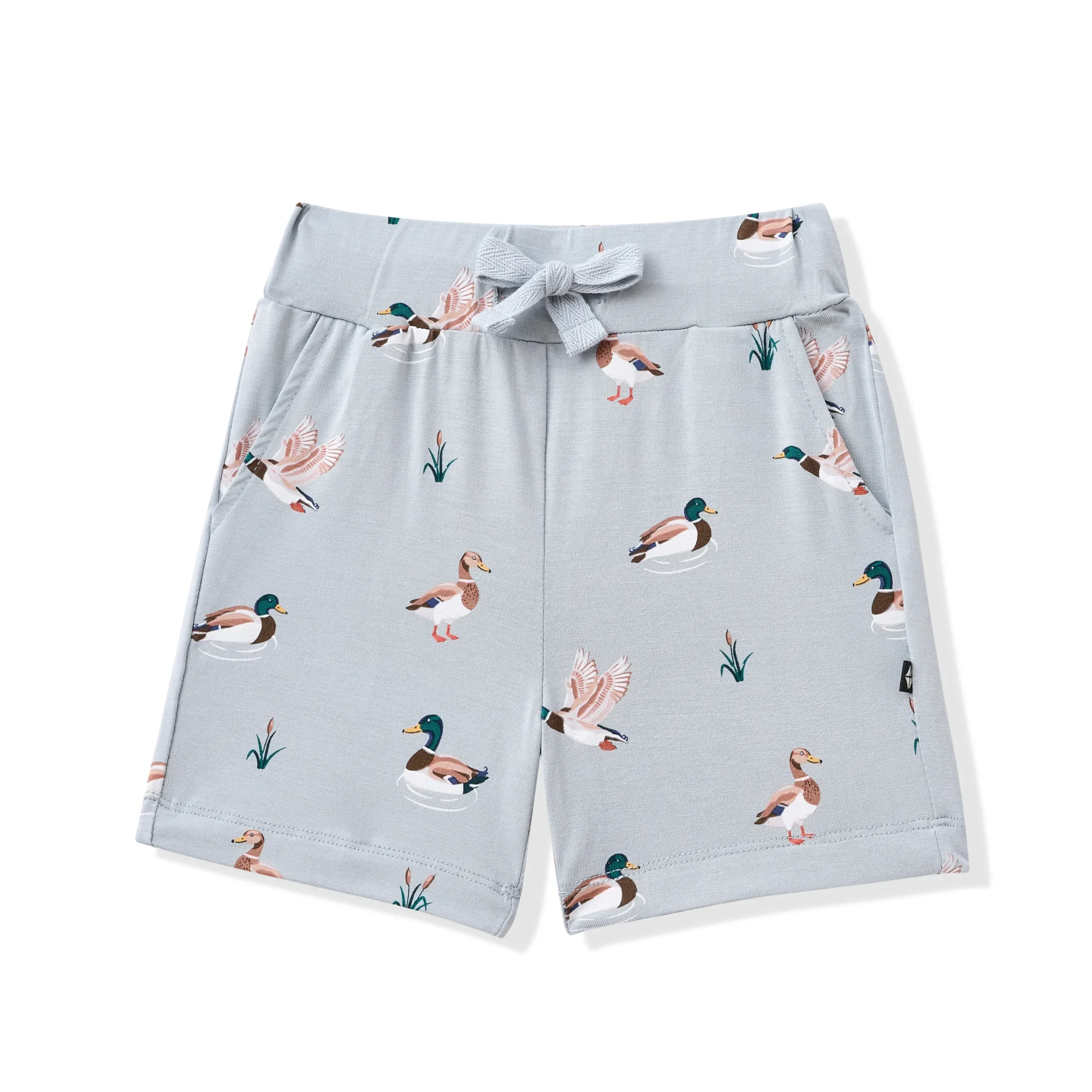 Drawstring Short in Mallard Duck