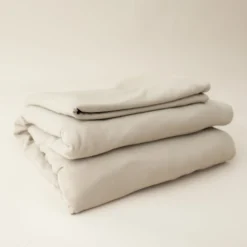 Fitted Sheet with Pillowcases in Almond