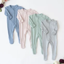 Footie in Blush