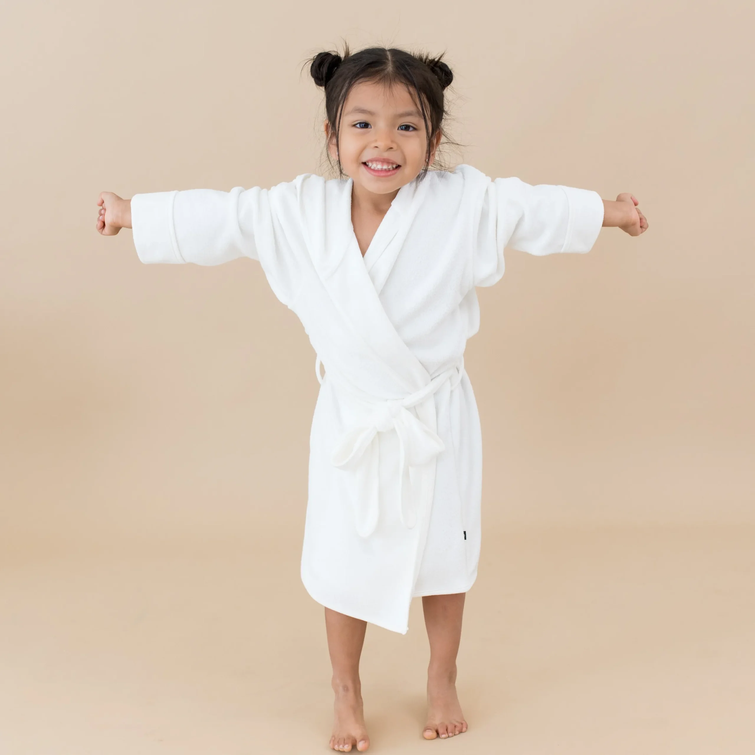 Hooded Bath Robe in Cloud