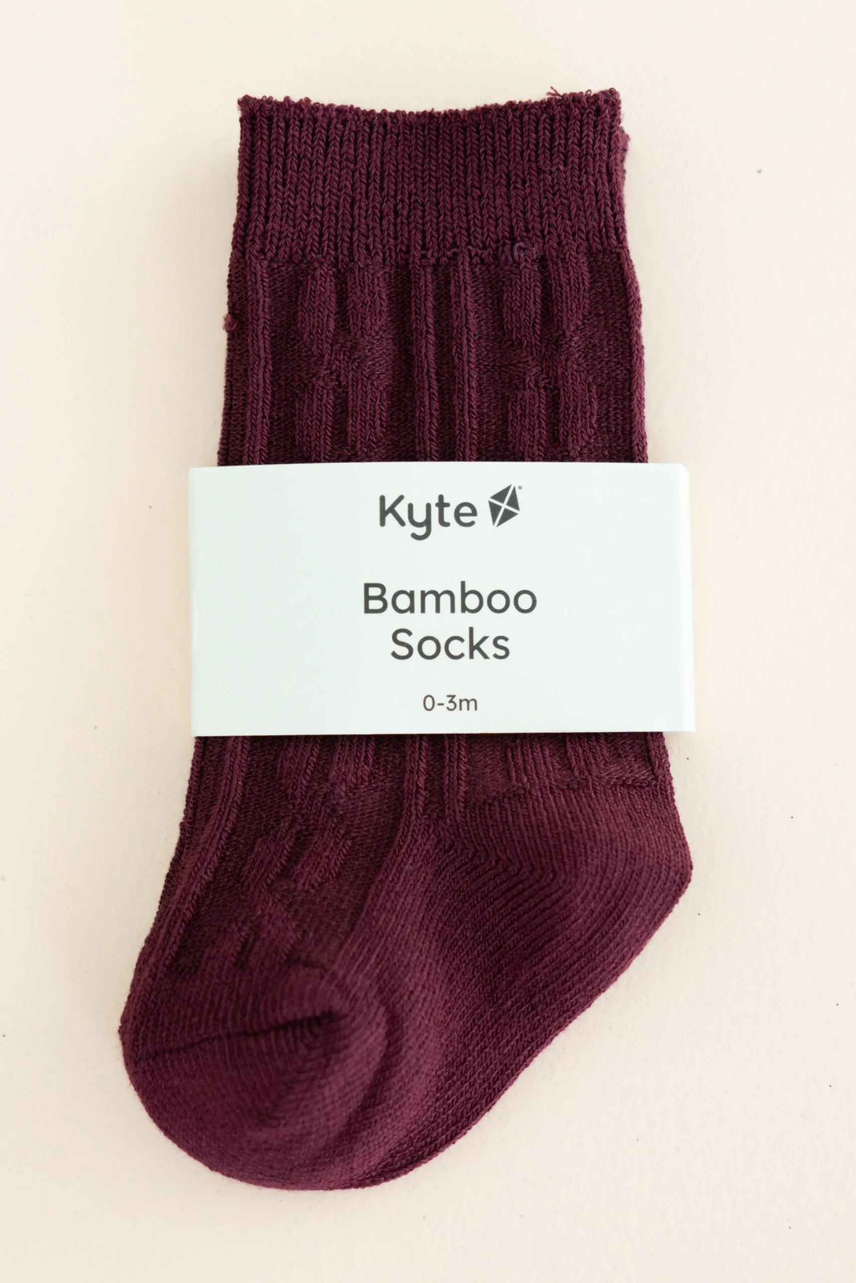 Knee High Socks in Burgundy
