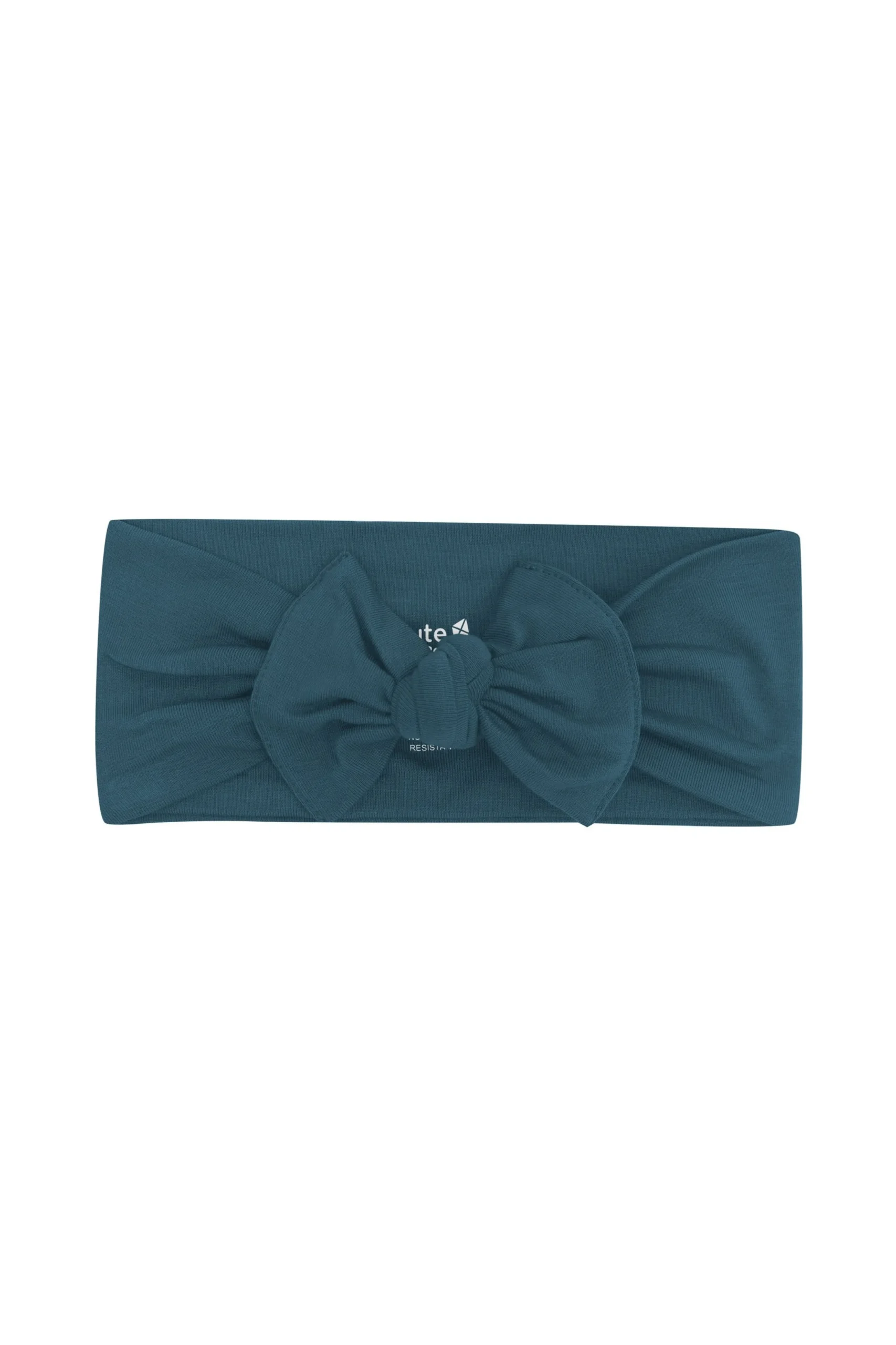 Knotted Bow Headband in Atlantic