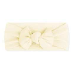 Knotted Bow Headband in Chamomile
