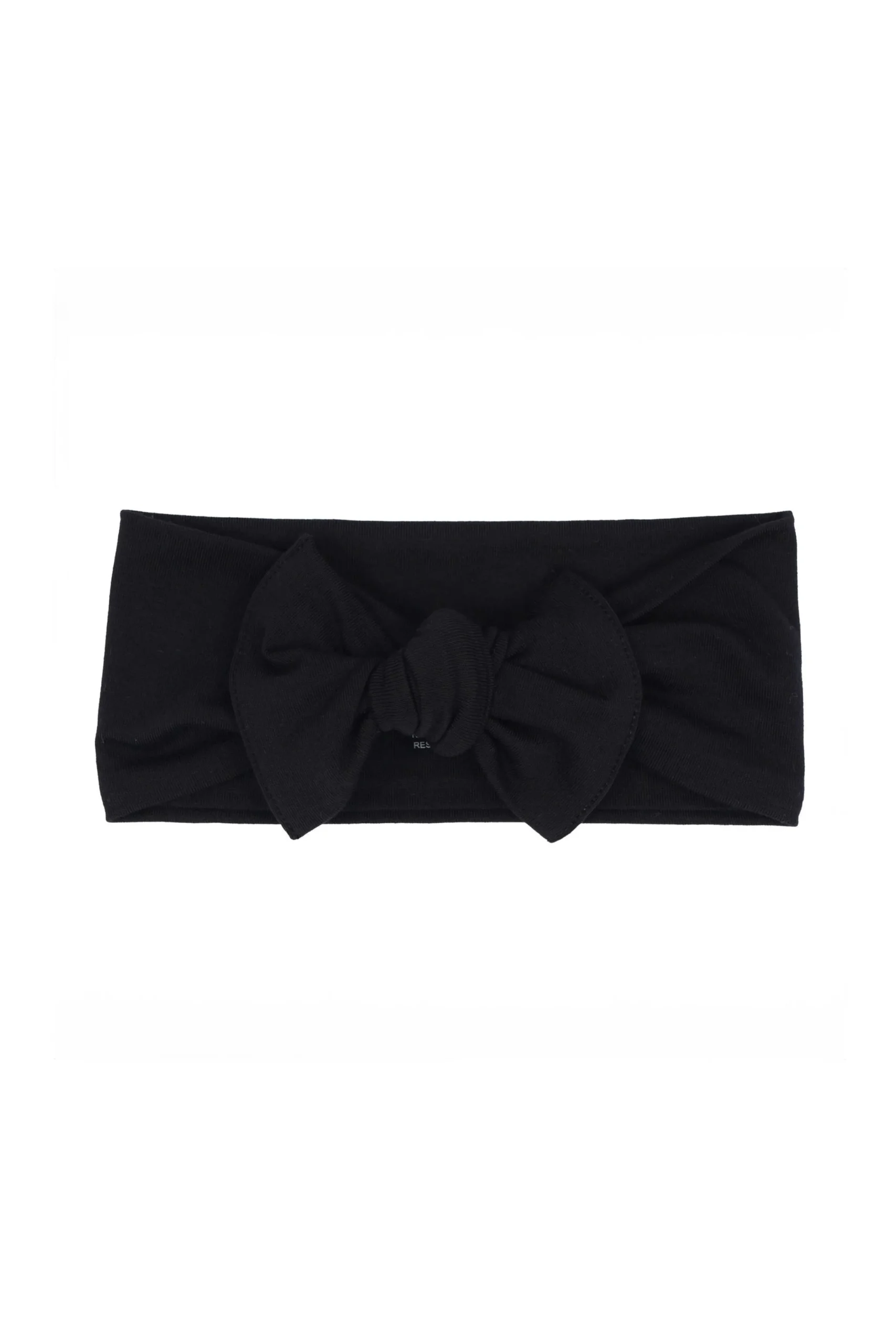 Knotted Bow Headband in Midnight