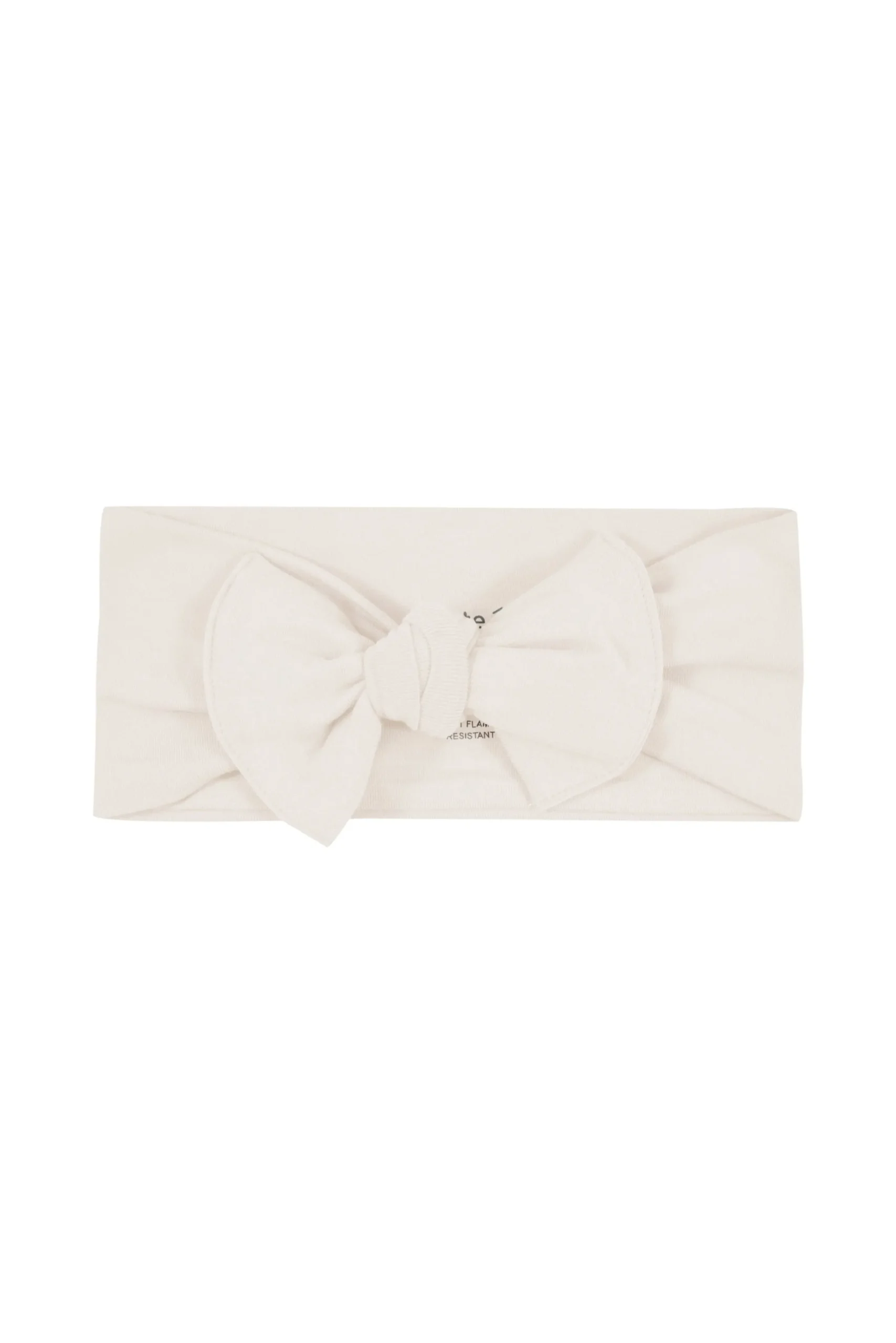 Knotted Bow Headband in Oat