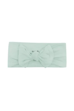 Knotted Bow Headband in Sage