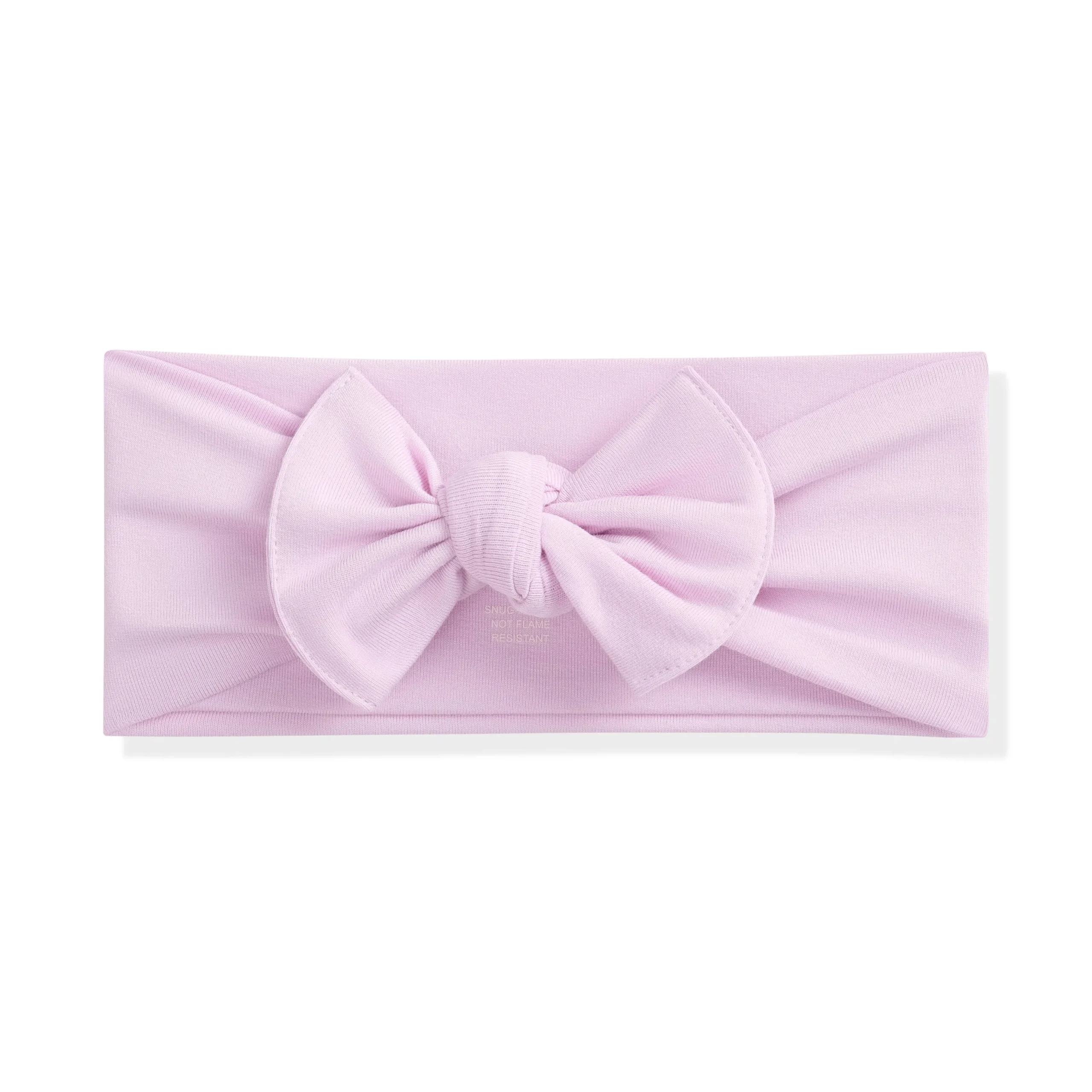 Knotted Bow Headband in Thistle