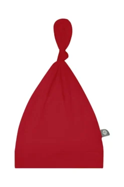 Knotted Cap in Cardinal