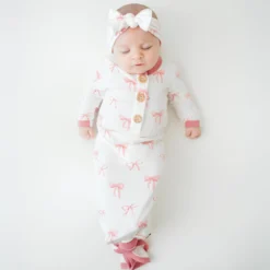 Knotted Gown with Bow Set in Bow