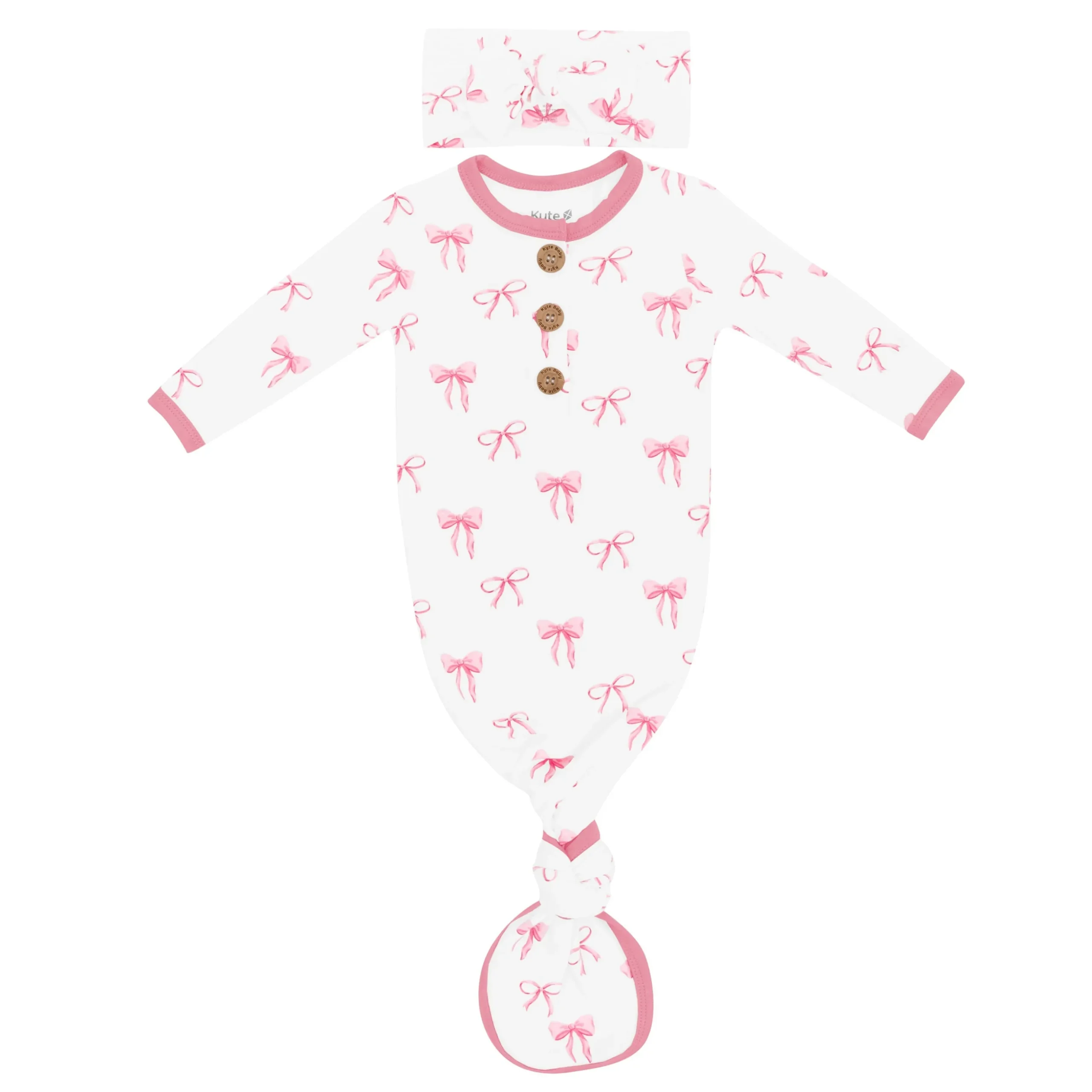 Knotted Gown with Bow Set in Bow