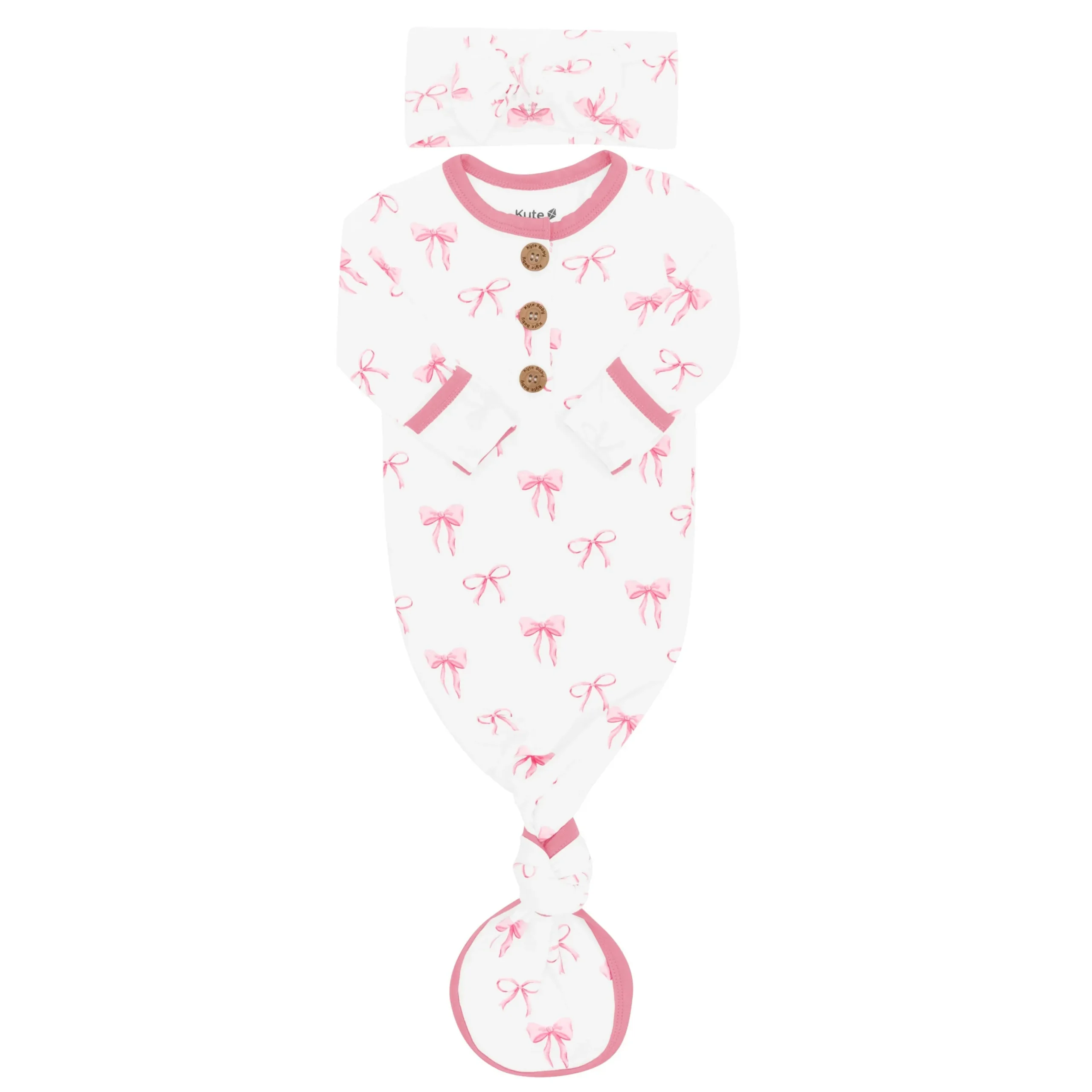 Knotted Gown with Bow Set in Bow