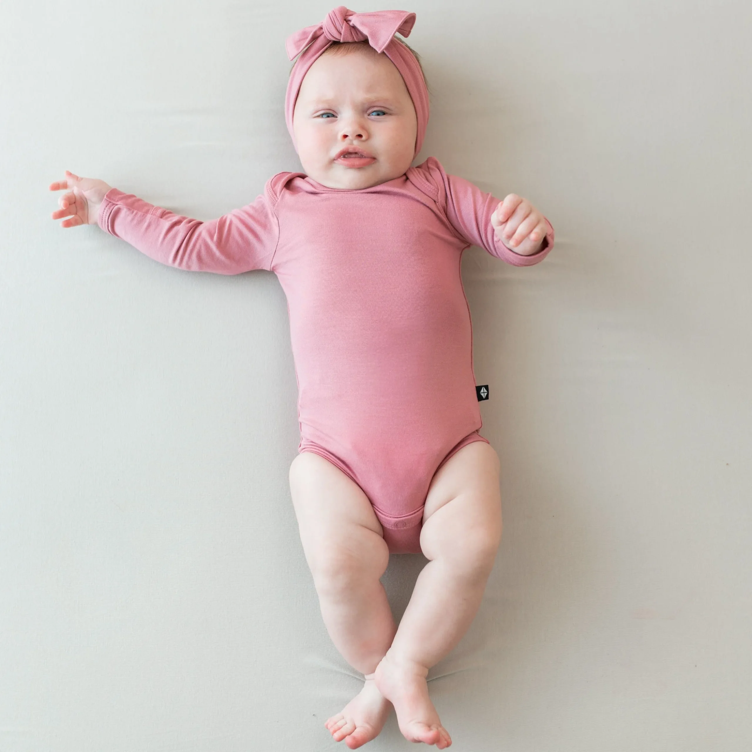 Long Sleeve Bodysuit in Apple Blossom