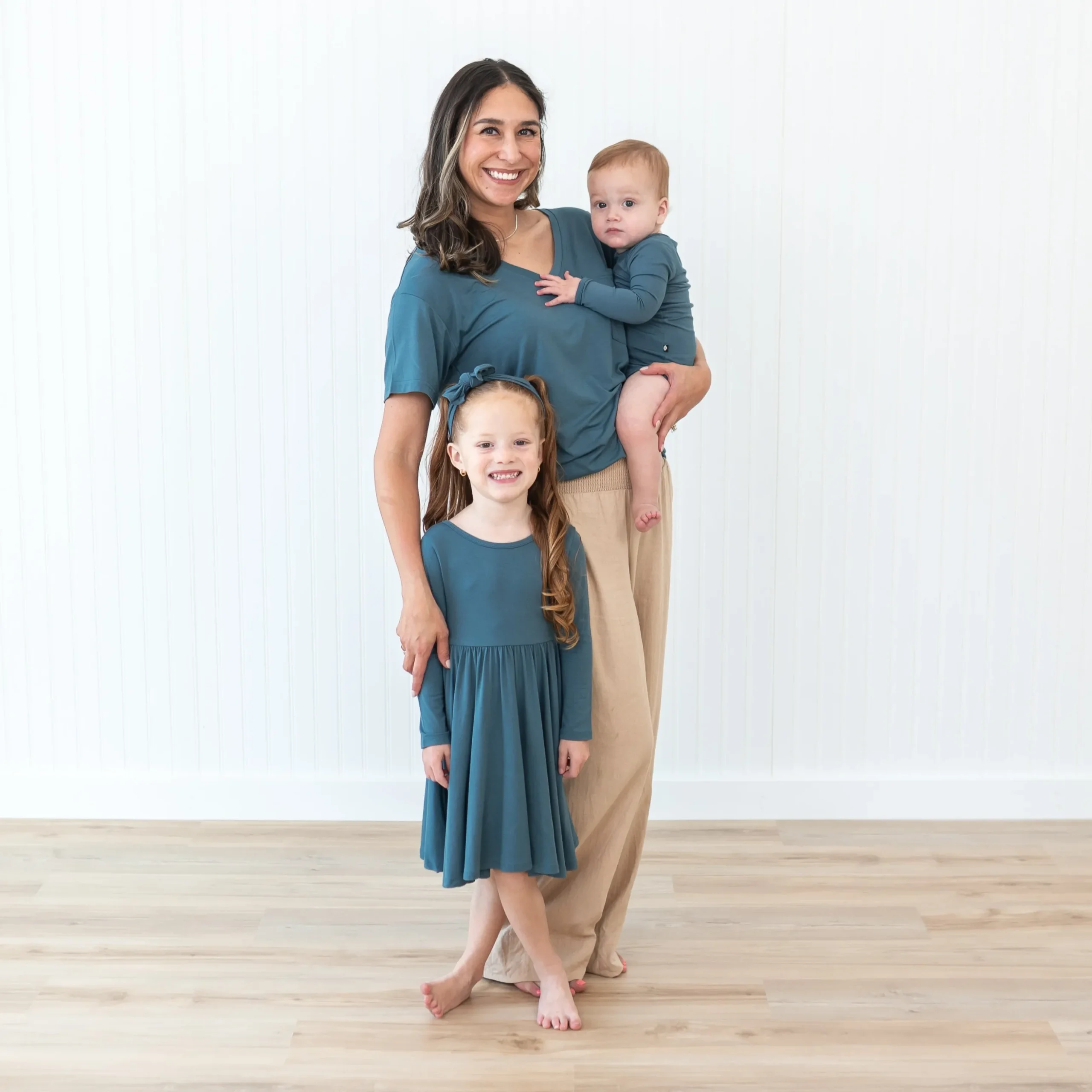 Long Sleeve Bodysuit in Atlantic