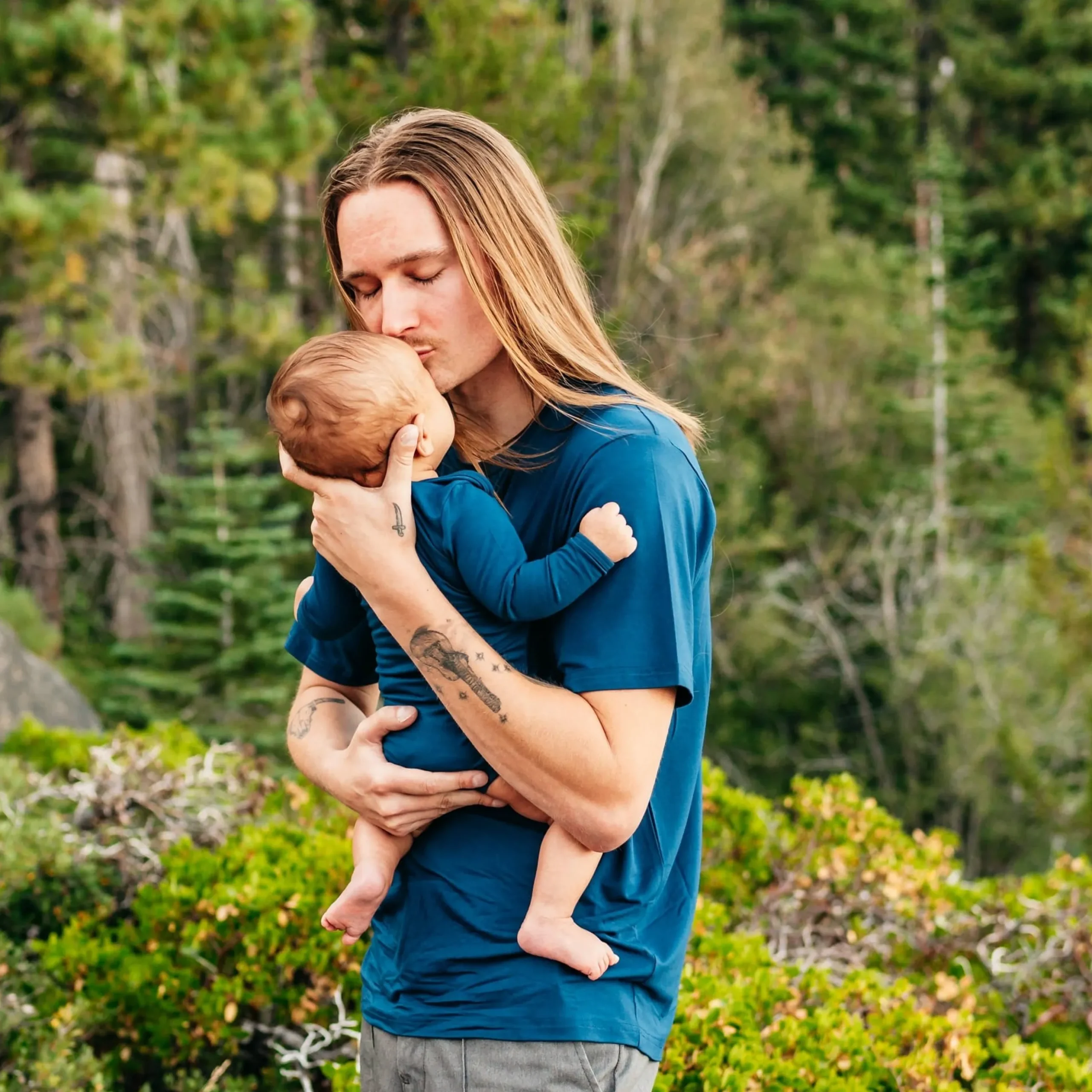 Long Sleeve Bodysuit in Tahoe