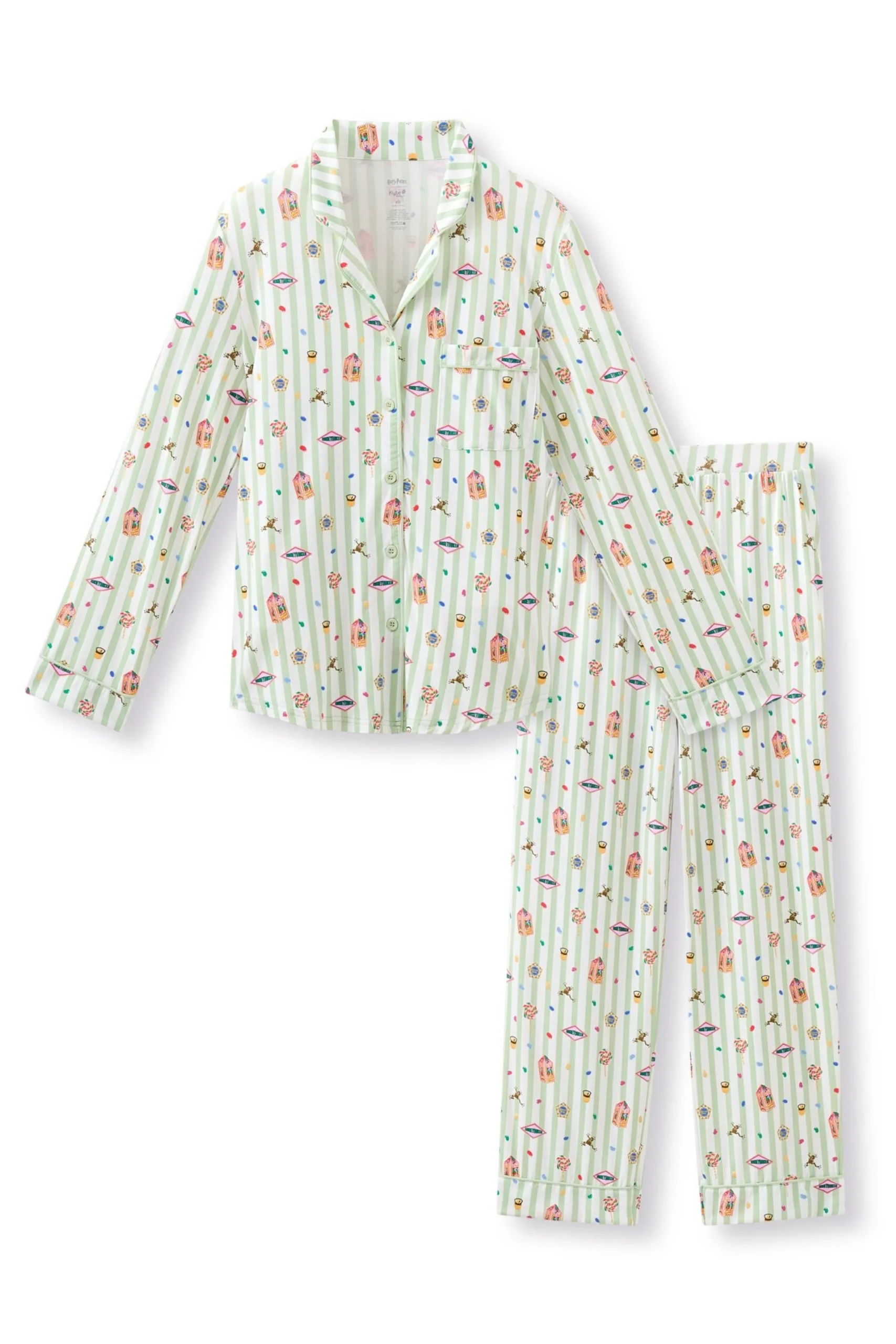 Long-Sleeved Women's Pajama Set in Honeydukes