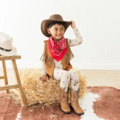 Long Sleeve Pajamas in Classic Cowboy