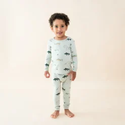 Long Sleeve Pajamas in Fishing