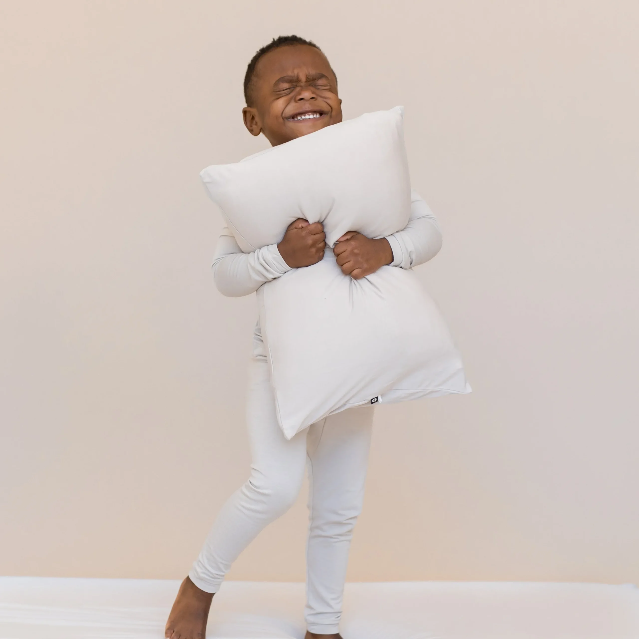 Long Sleeve Pajamas in Oat