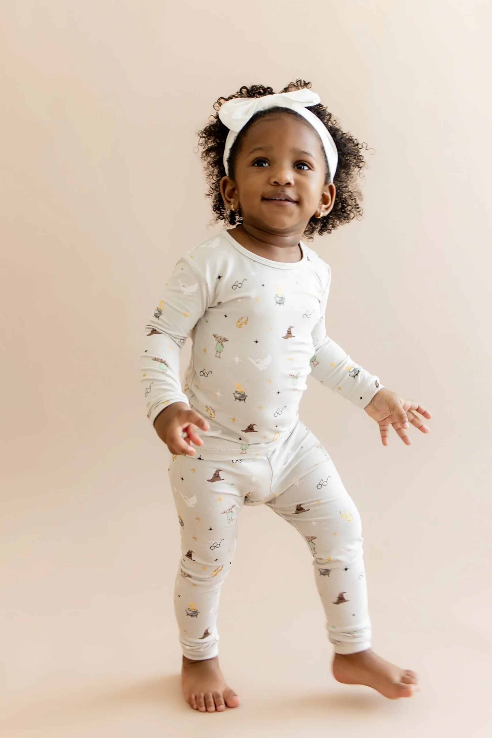 Long Sleeve Pajamas in Starry Icon