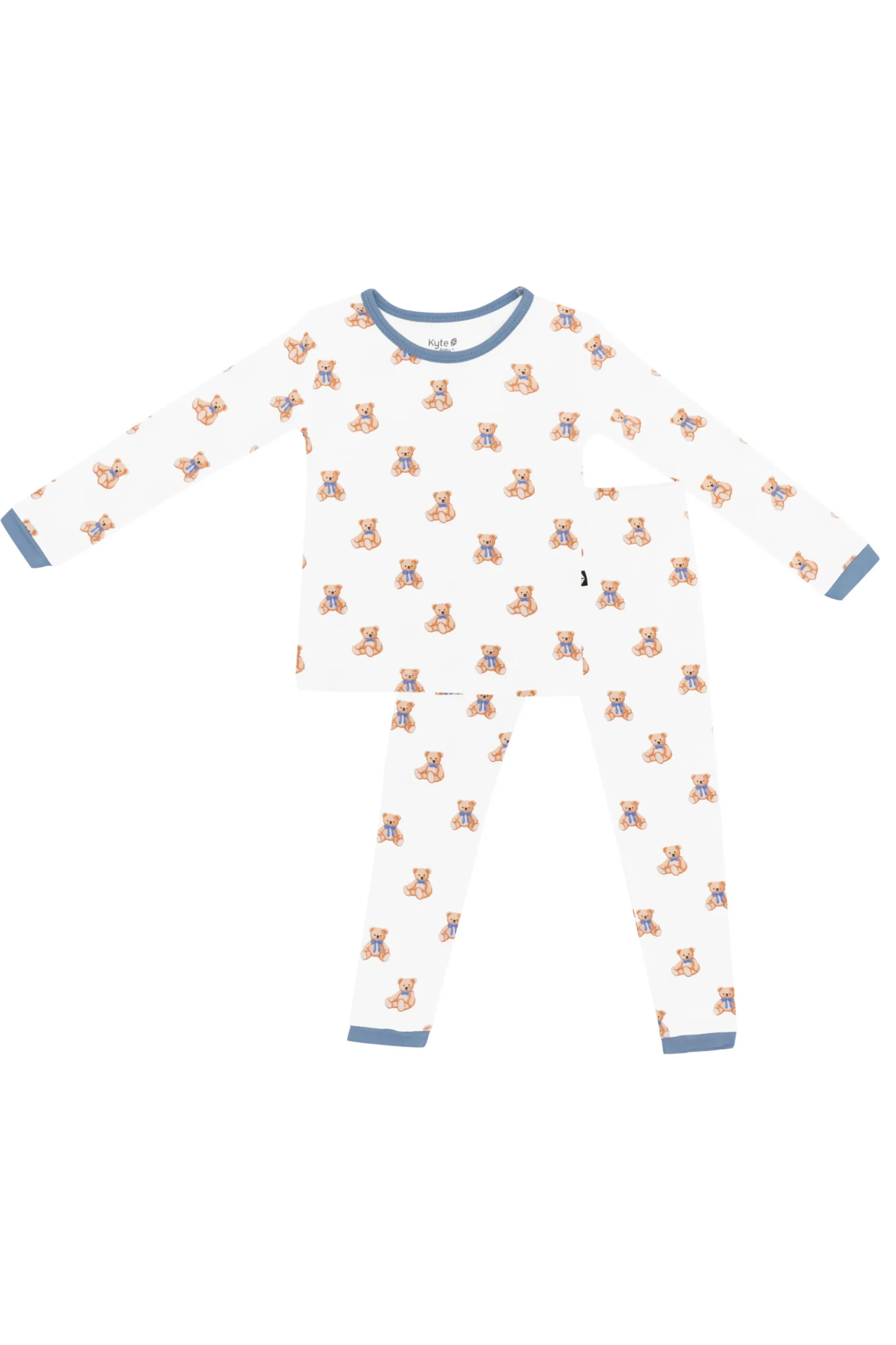 Long Sleeve Pajamas in Teddy Bear