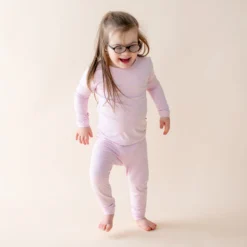 Long Sleeve Pajamas in Thistle