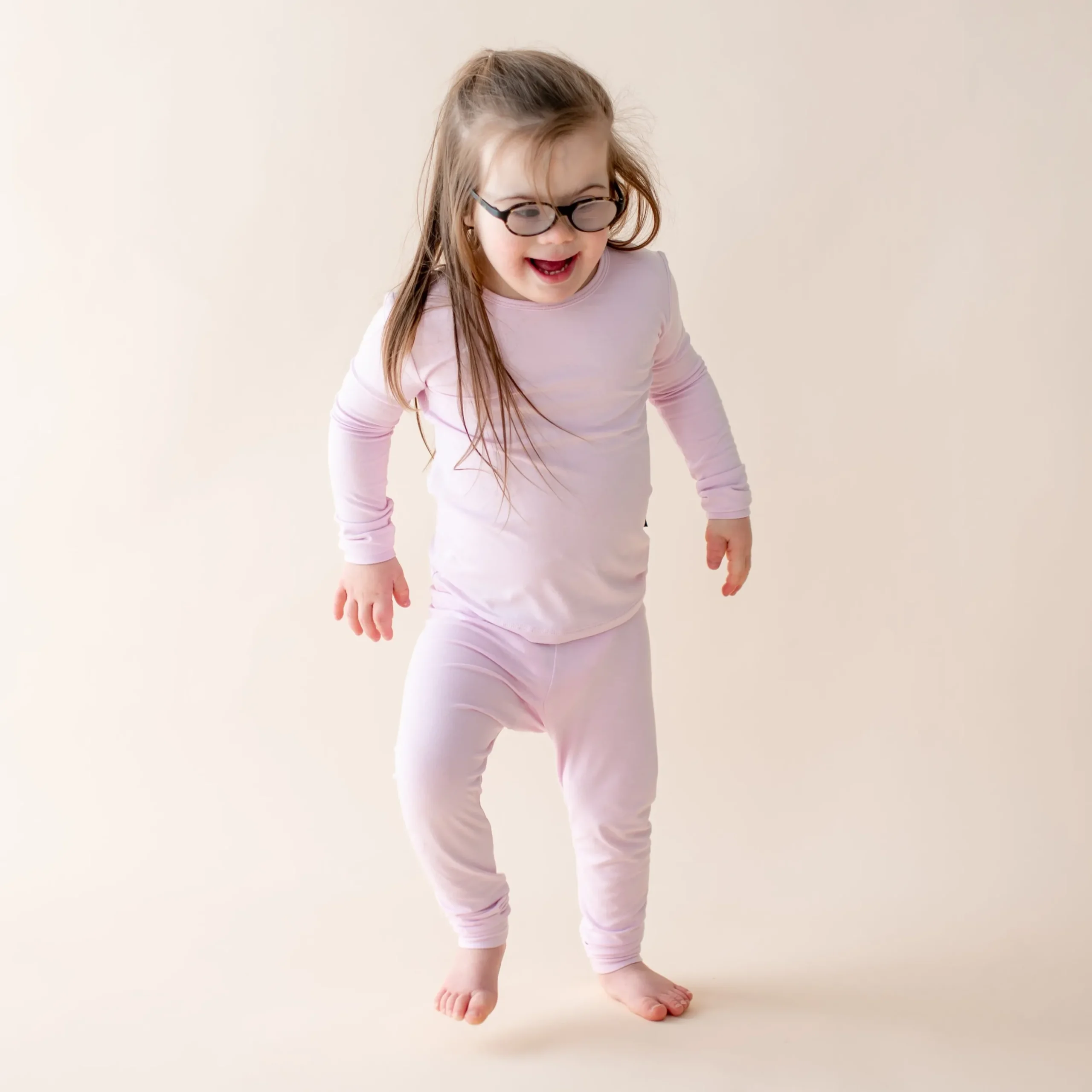 Long Sleeve Pajamas in Thistle