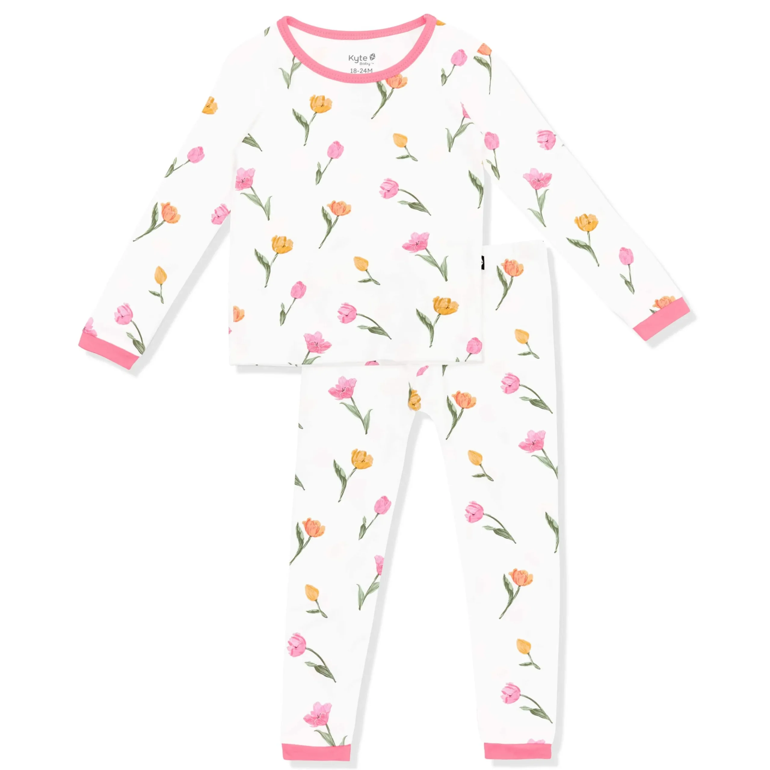 Long Sleeve Pajamas in Tulip