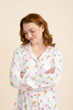 Long Sleeve Women’s Nightshirt in Tulip