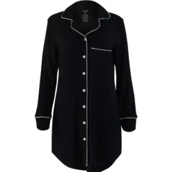 Long Sleeve Women’s Nightshirt in Midnight