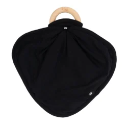 Lovey in Midnight with Removable Wooden Teething Ring