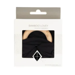 Lovey in Midnight with Removable Wooden Teething Ring
