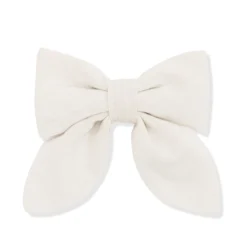 Medium Alligator Clip Bow in Oat