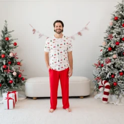 Men's Lounge Pants in Cardinal