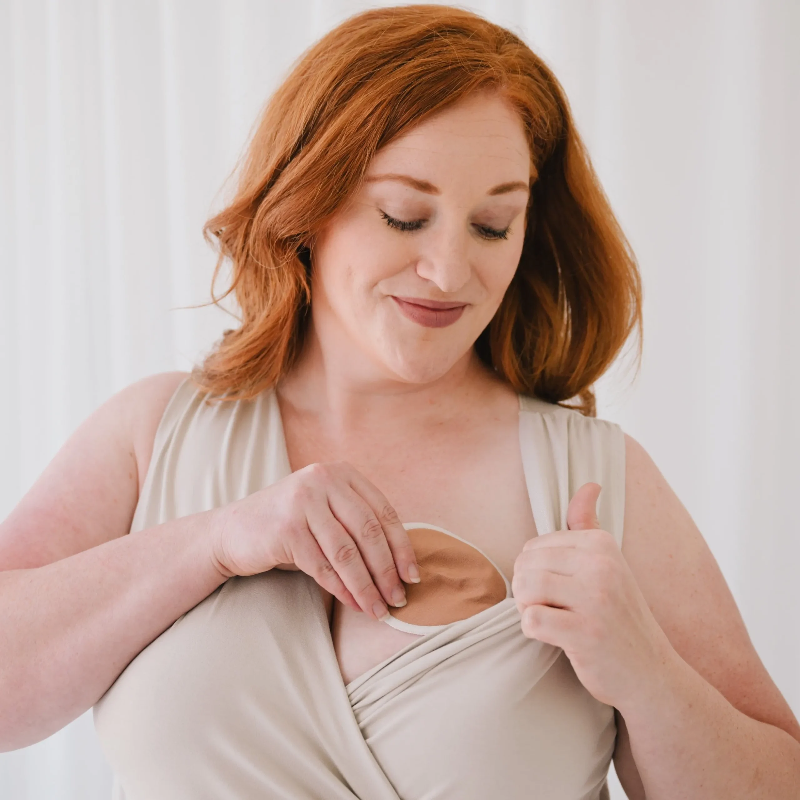 Nursing Pads in Latte