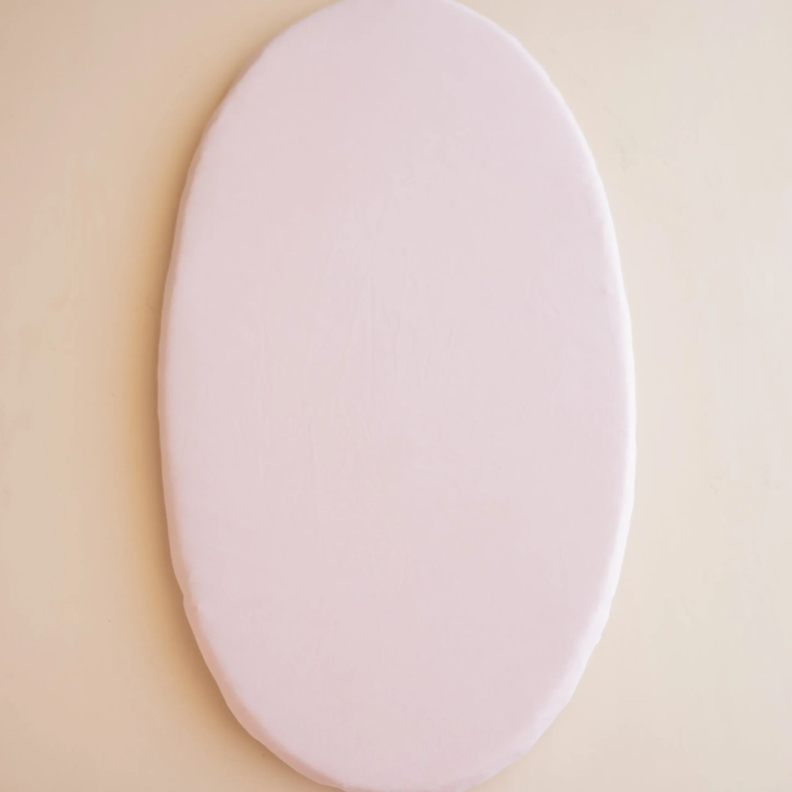Oval Bassinet Sheet in Blush