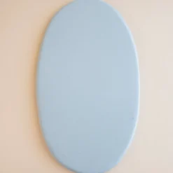 Oval Bassinet Sheet in Fog