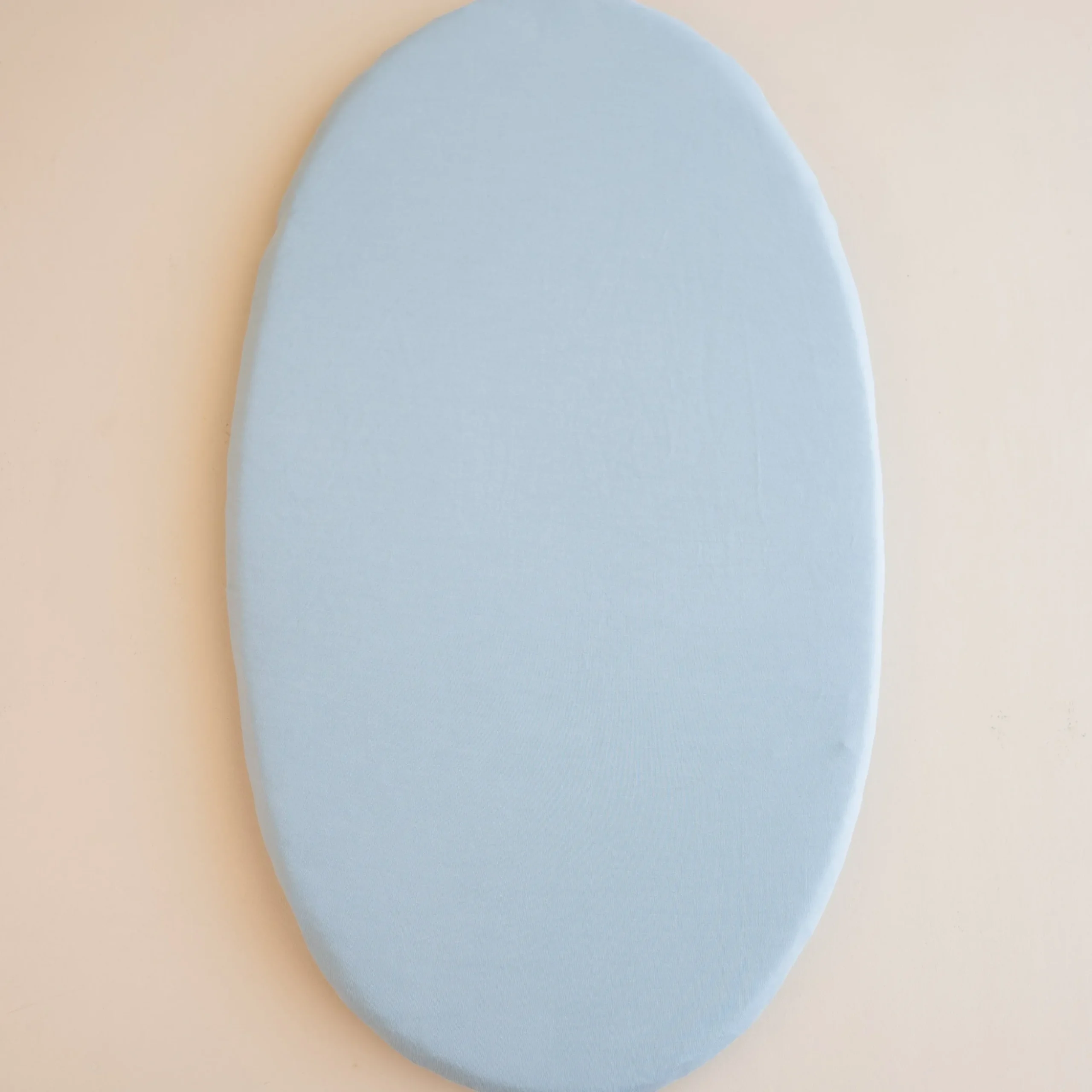 Oval Bassinet Sheet in Fog