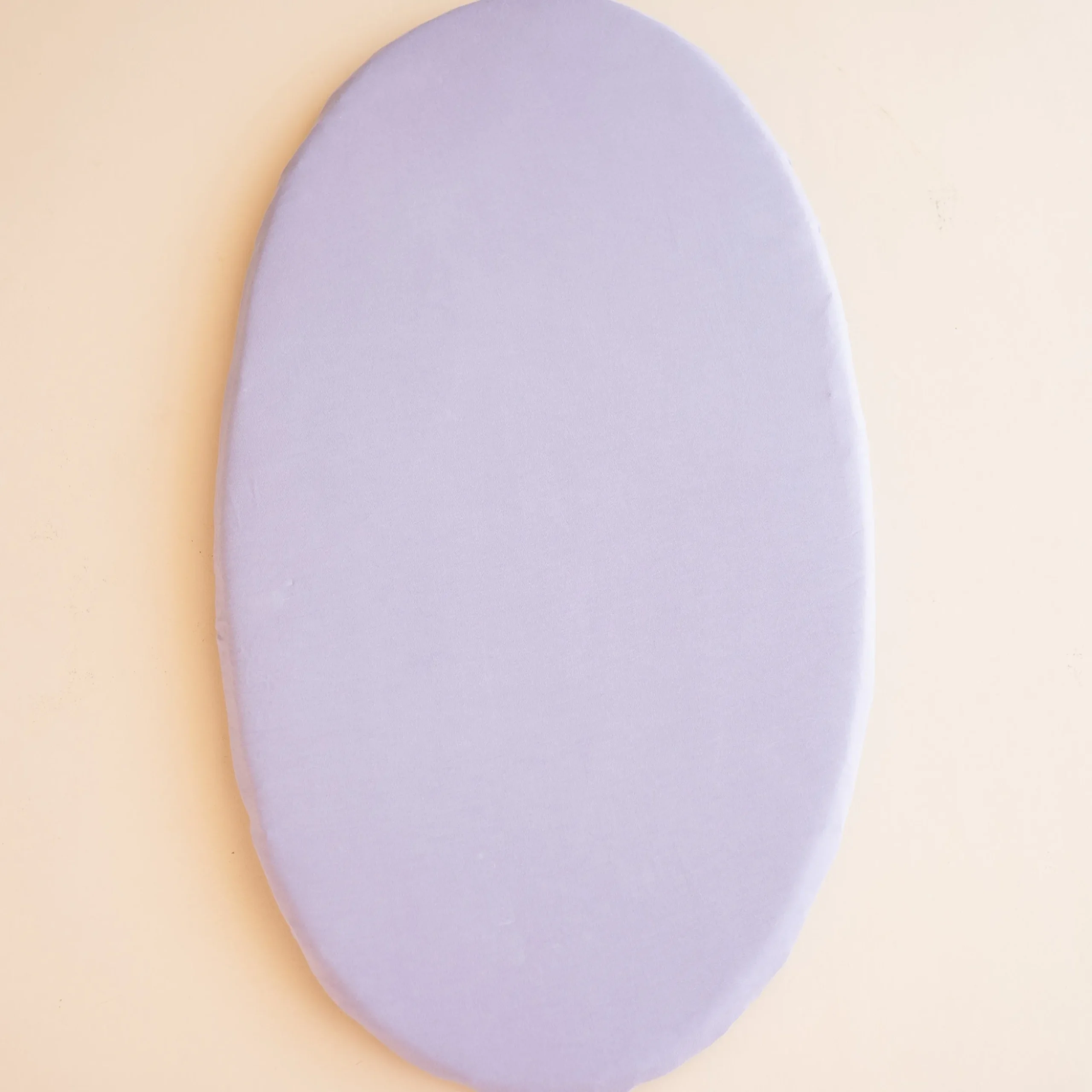Oval Bassinet Sheet in Taro