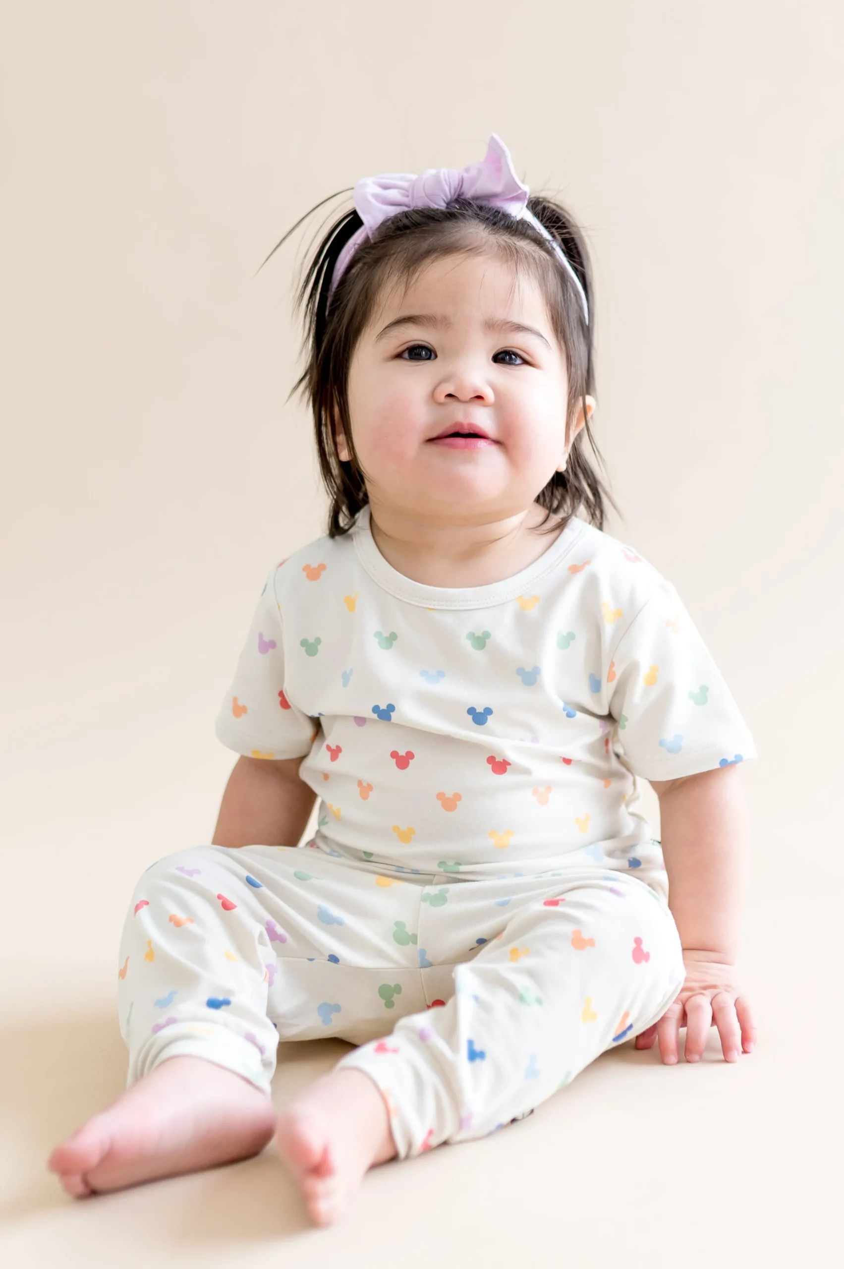 Pant in Pastel Mickey Mouse