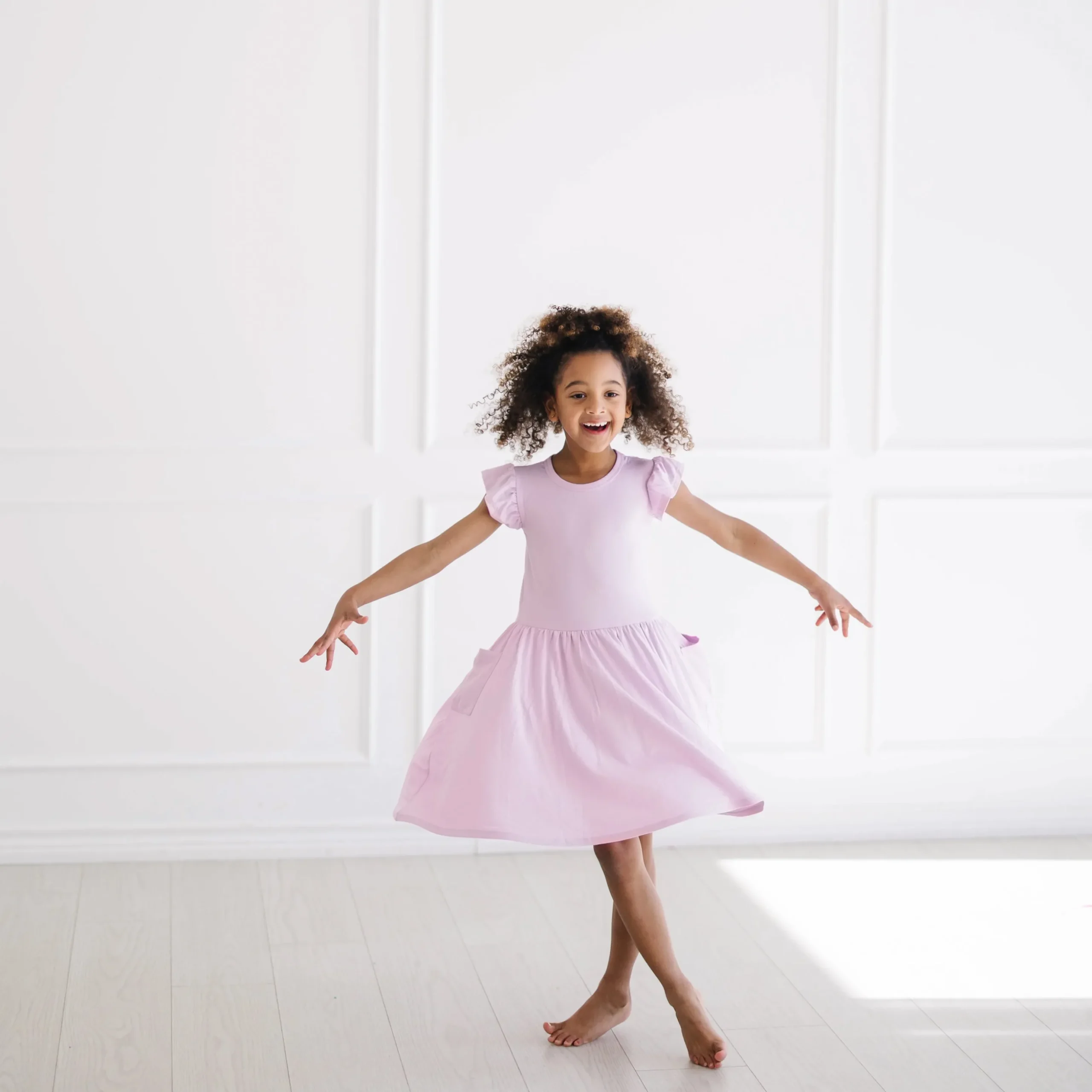 Pocket Dress in Thistle