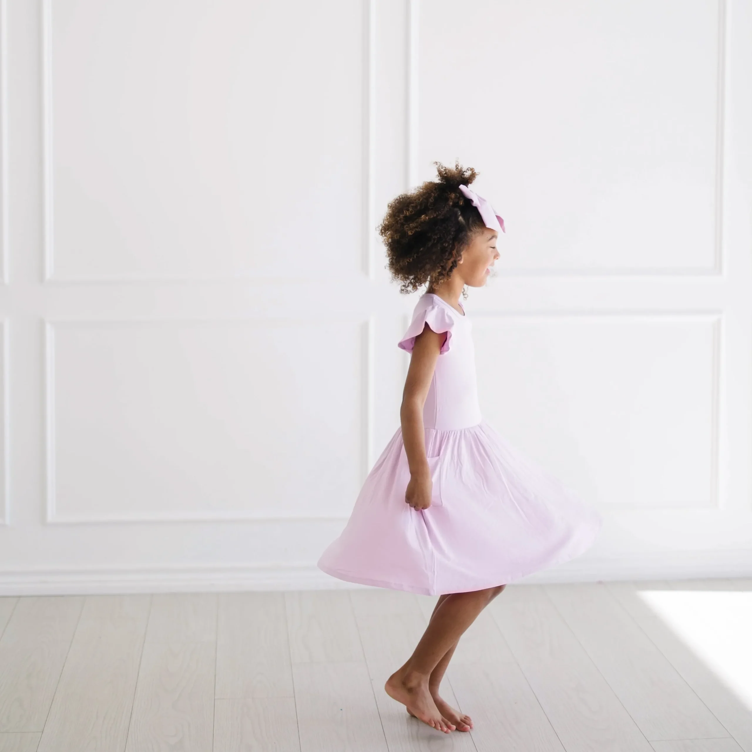 Pocket Dress in Thistle