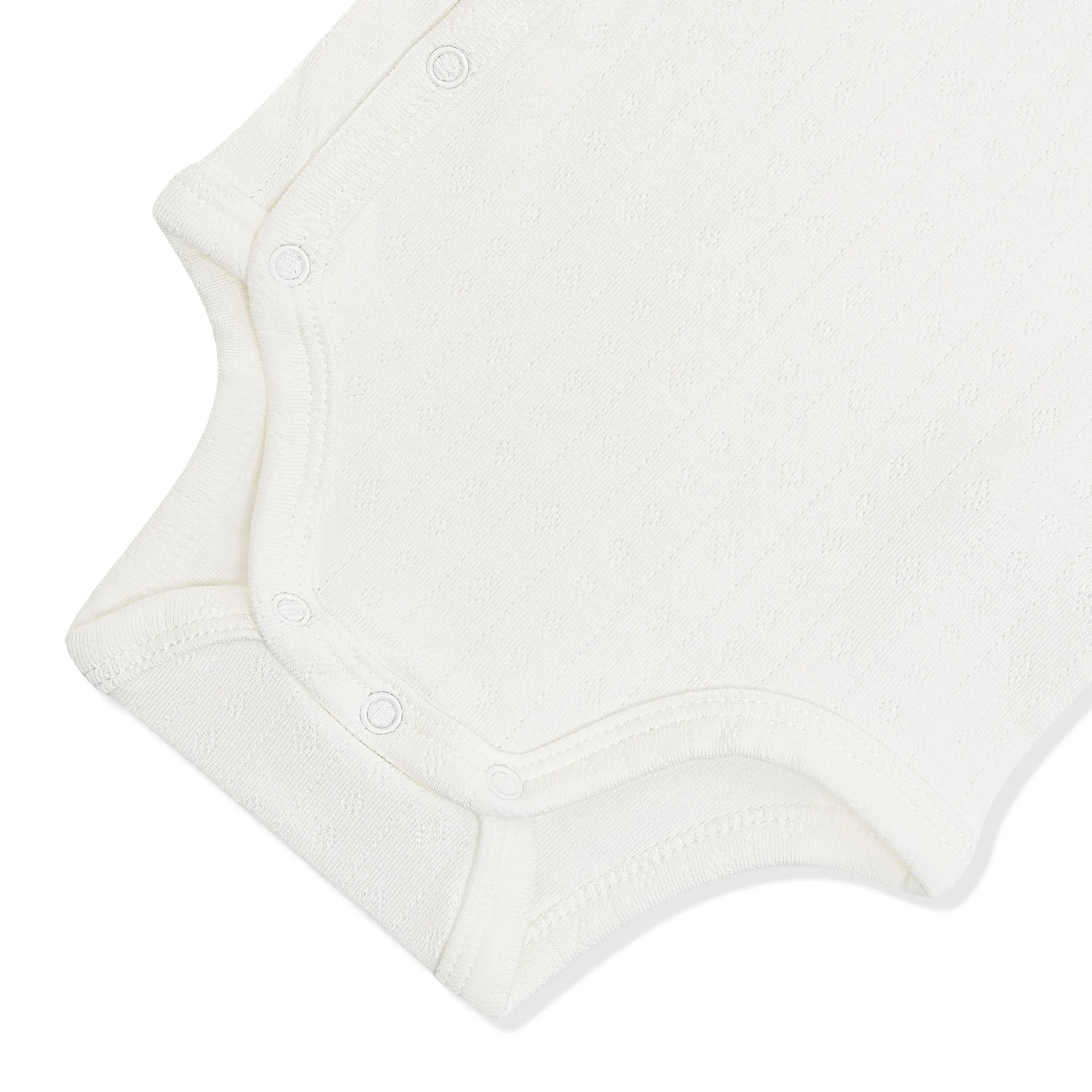 Pointelle Kimono Bodysuit in Cloud