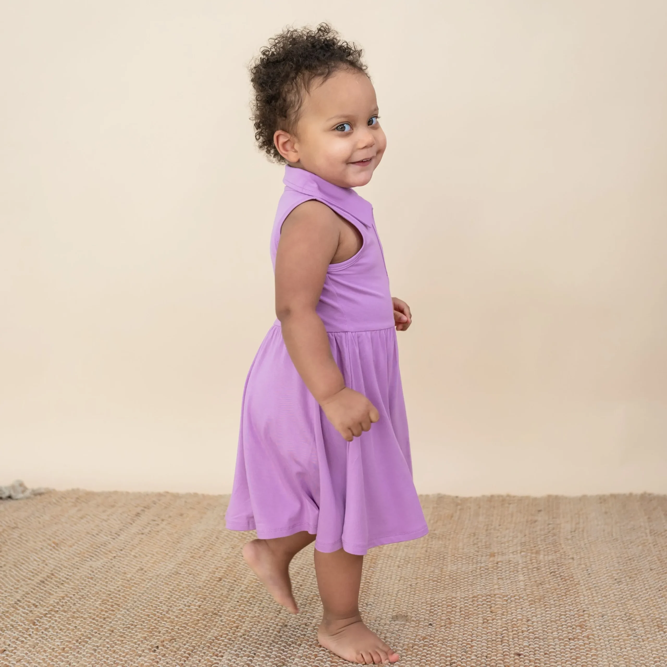 Polo Bodysuit Dress in Poi