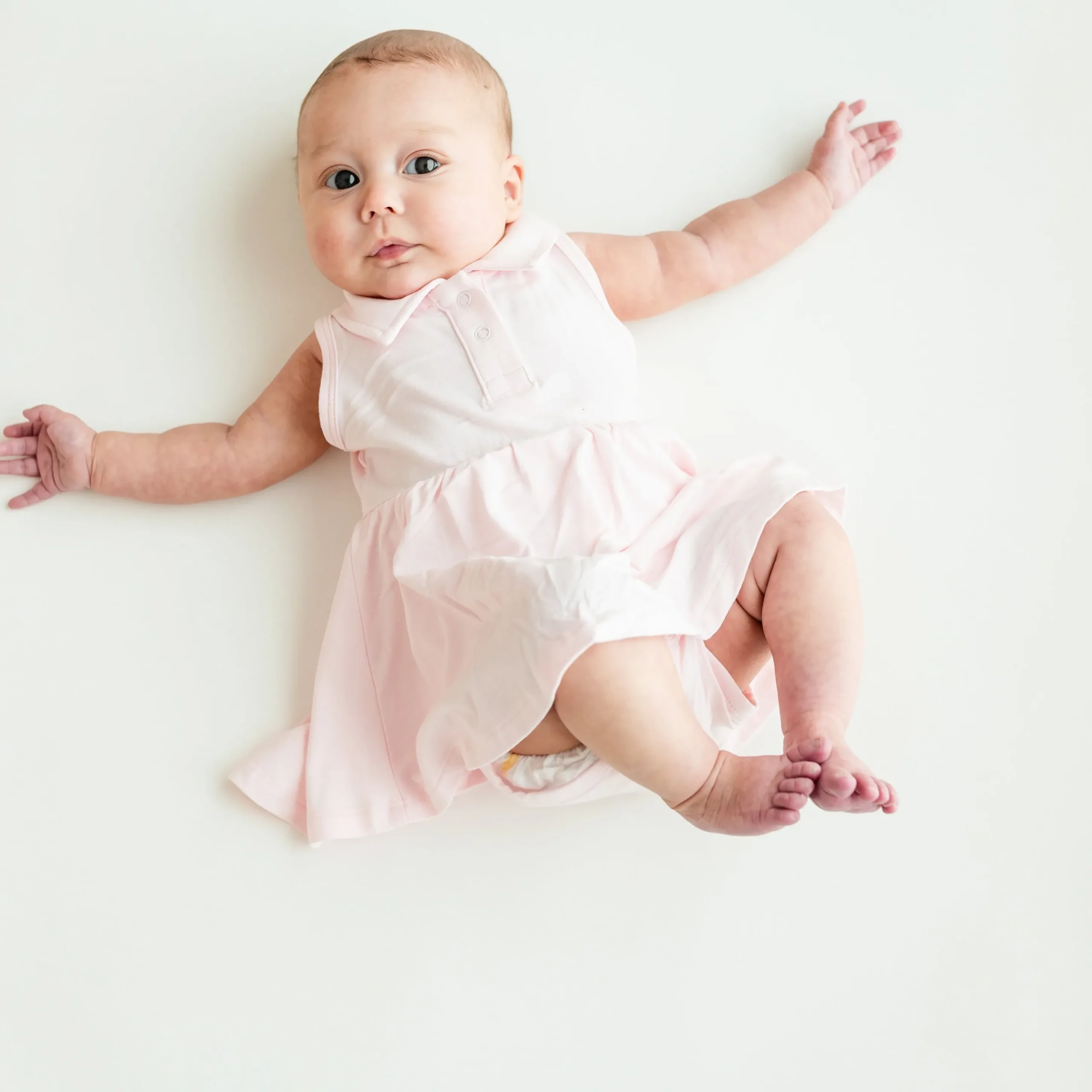Polo Bodysuit Dress in Sakura