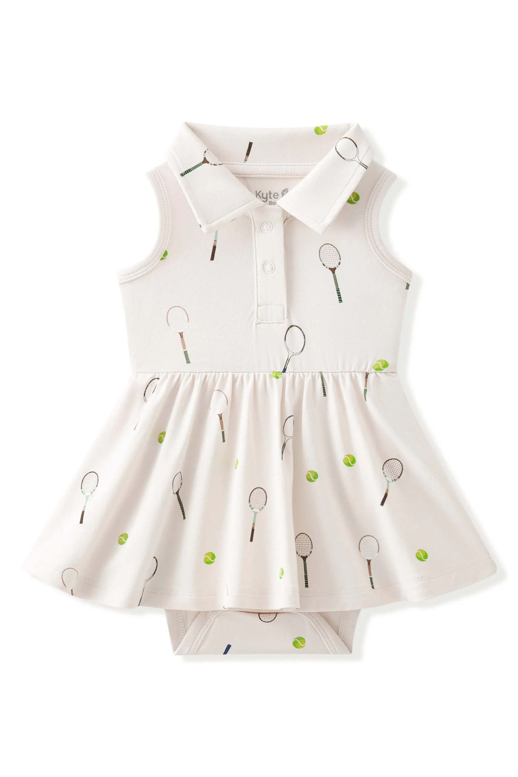 Polo Bodysuit Dress in Tennis